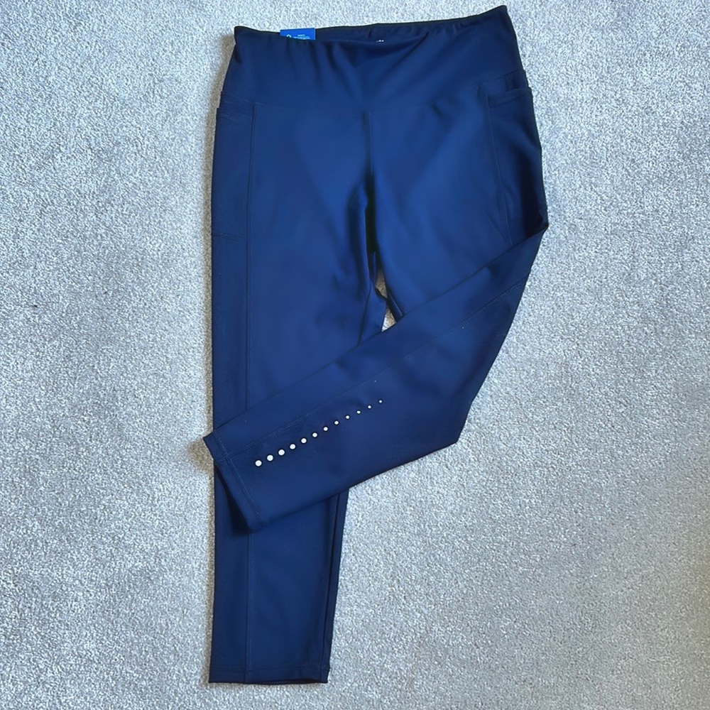 🔥🆕🔥Danskin Yoga Pants - Navy - Size L - Picture 2 of 5